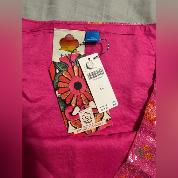 ✨ Farm Rio Sequin Mini Skirt Sz XL - Picture 6 of 7